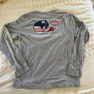 Vineyard vines long sleeve cotton boys tshirt